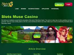 Experience Thrills and Wins Play at Slots Muse Casino Experience Thrills and Wins Play at Slots Muse Casino